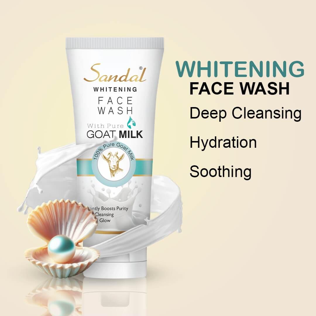Sandal Goat Milk Face Wash