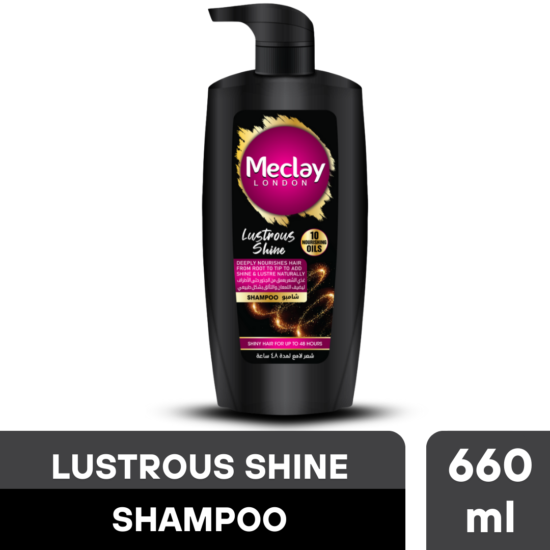 Meclay London Lustrous Shine Shampoo (660ml) - Sulphate Free