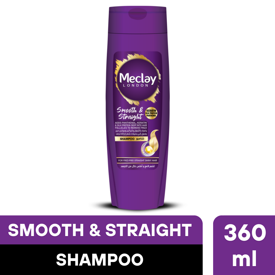 Meclay London Smooth & Straight Shampoo 360ml