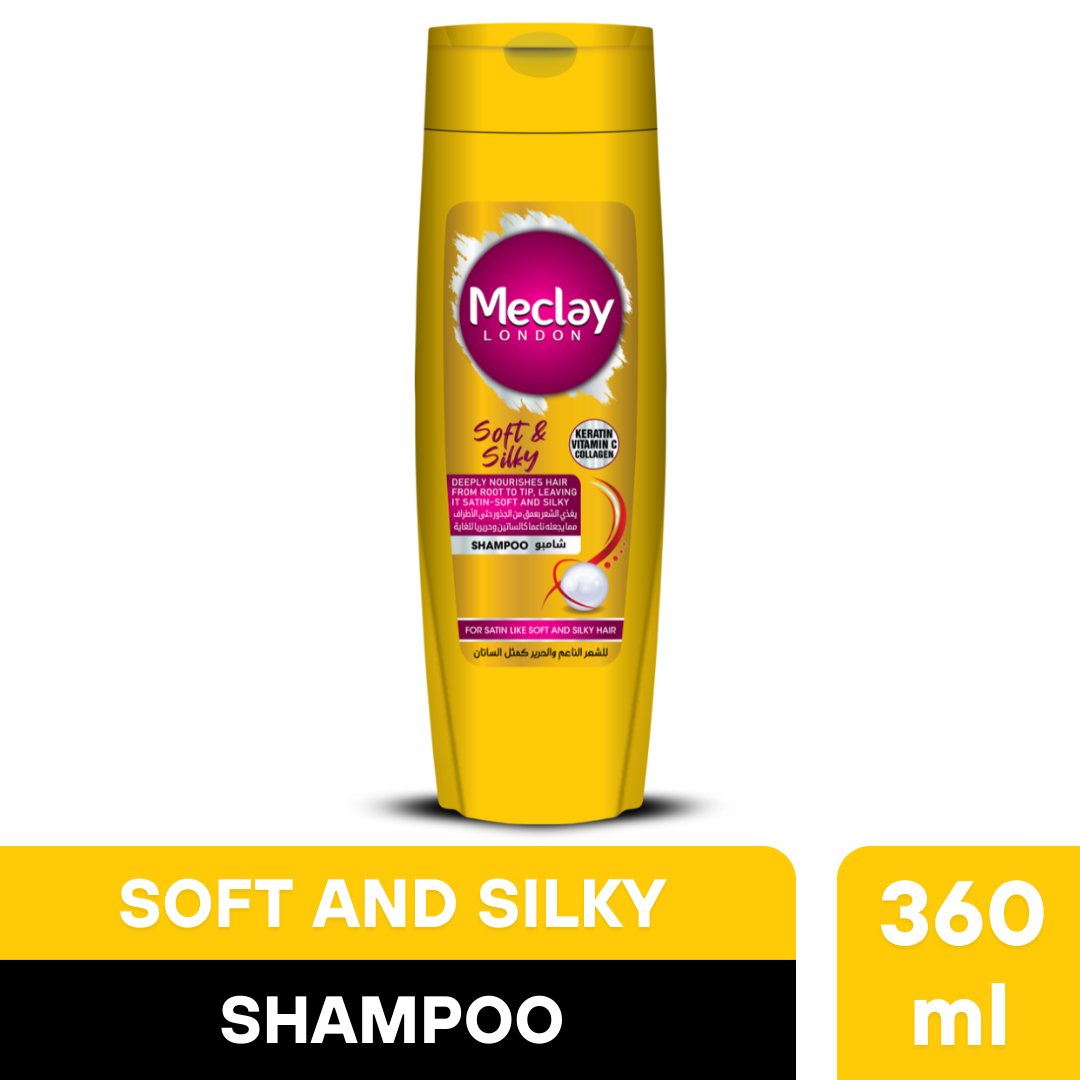 Meclay London Soft & Silky Shampoo 360ml