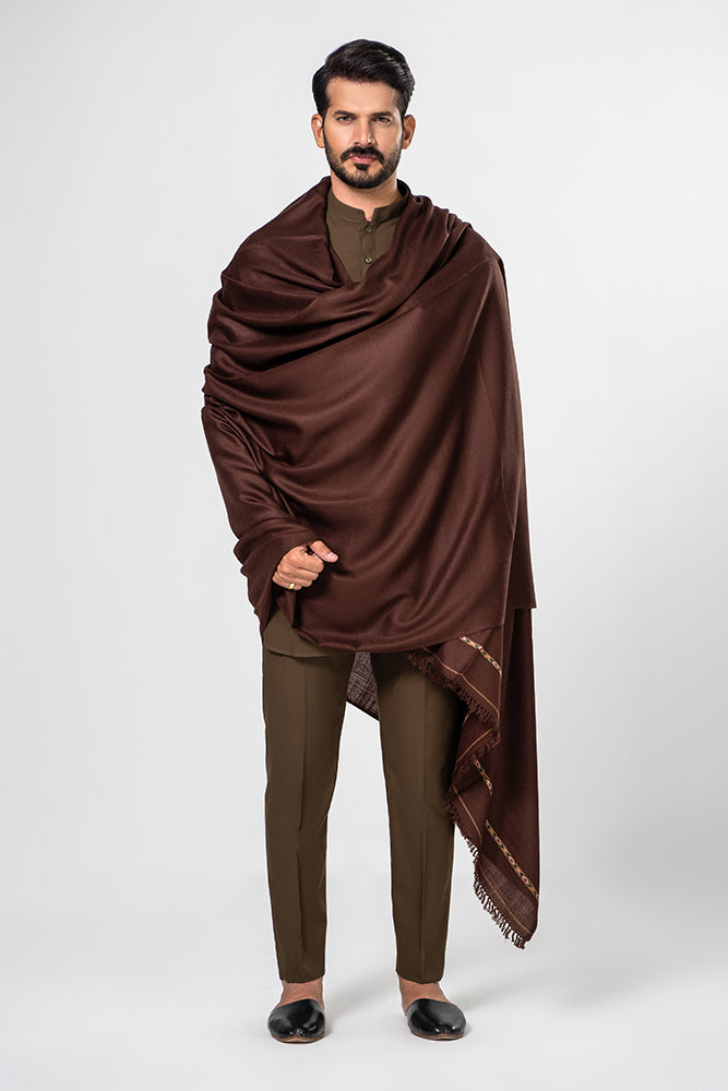 Brown Bhimber Shawl