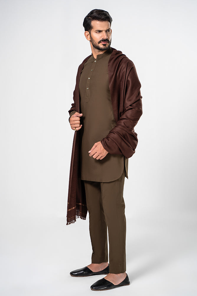 Brown Bhimber Shawl