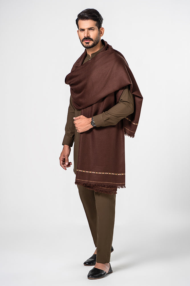 Brown Bhimber Shawl