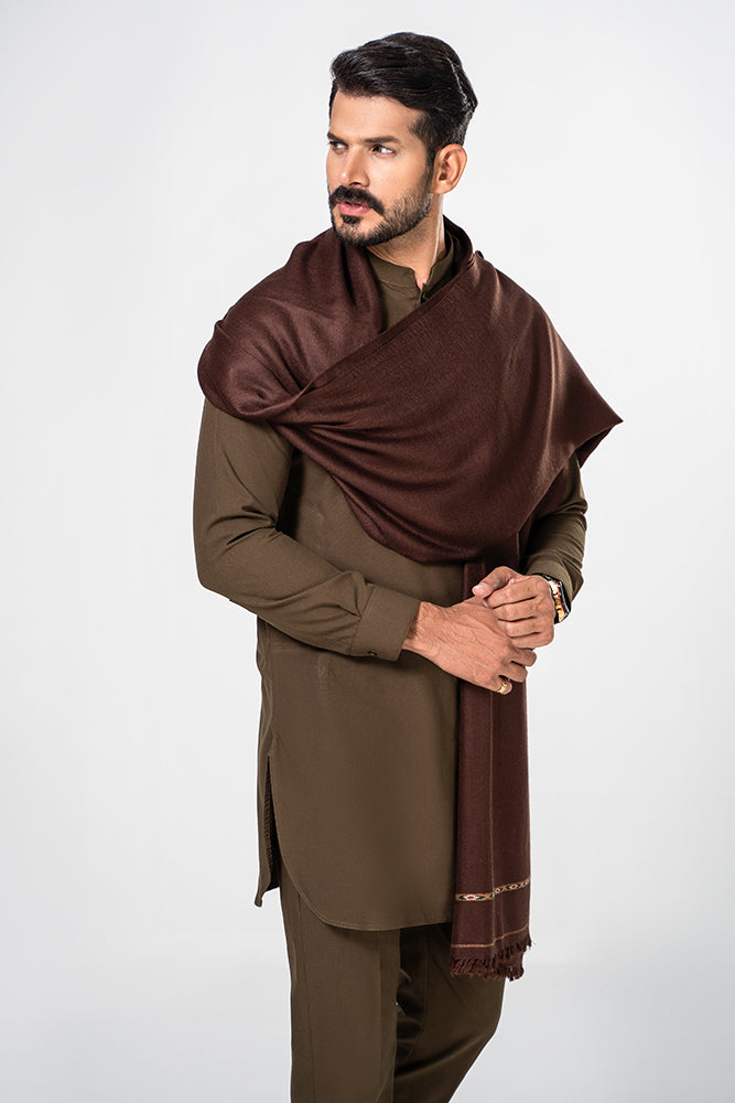 Brown Bhimber Shawl