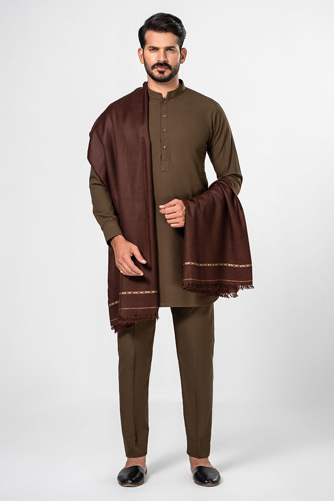 Brown Bhimber Shawl