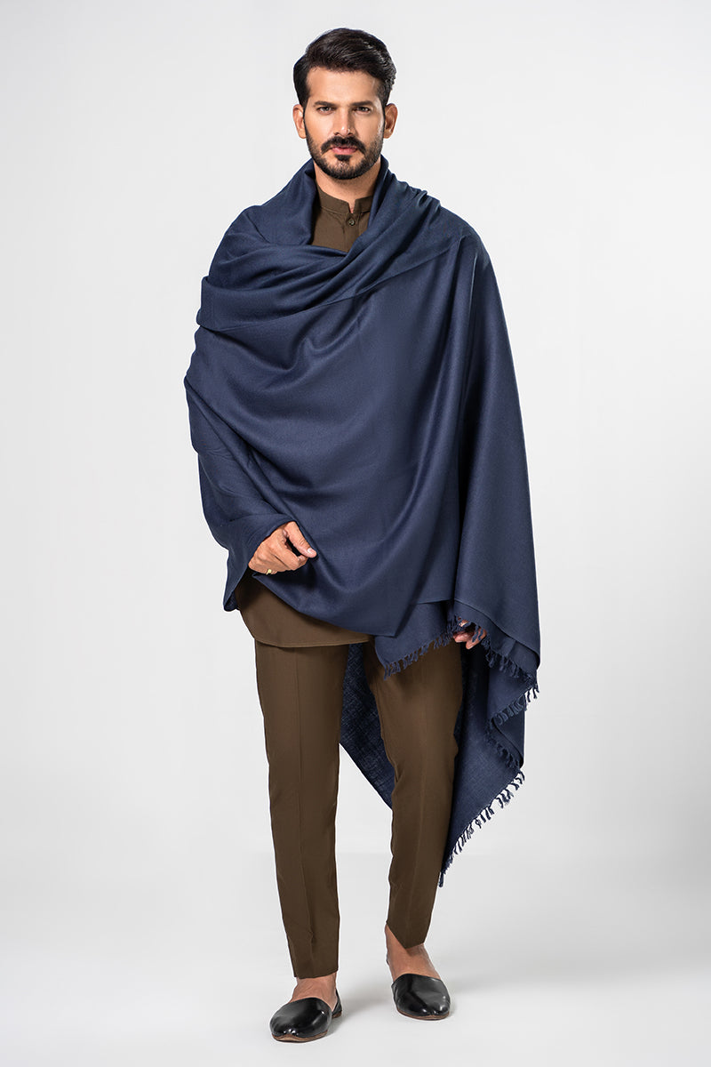 Dark Blue Bhimber Shawl