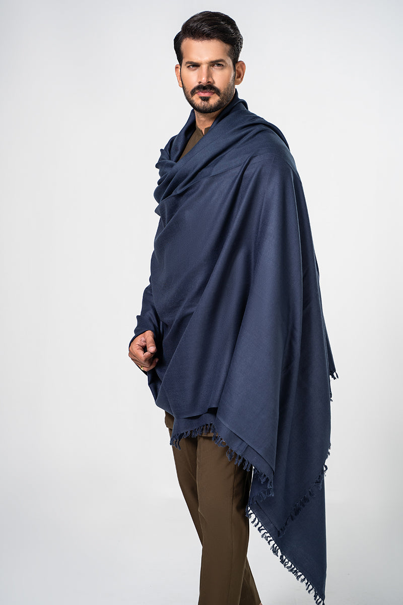 Dark Blue Bhimber Shawl