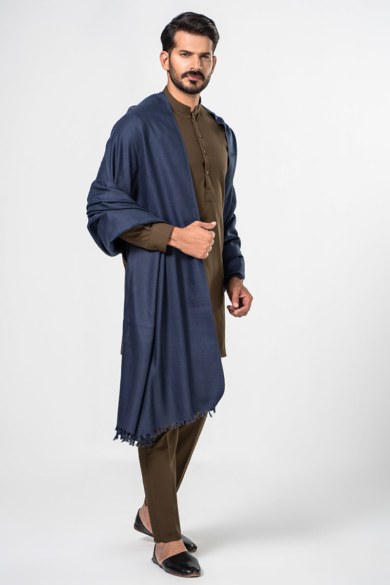 Dark Blue Bhimber Shawl