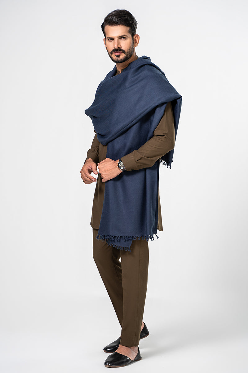 Dark Blue Bhimber Shawl