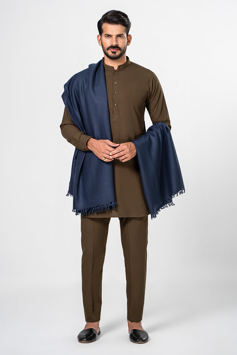 Dark Blue Bhimber Shawl