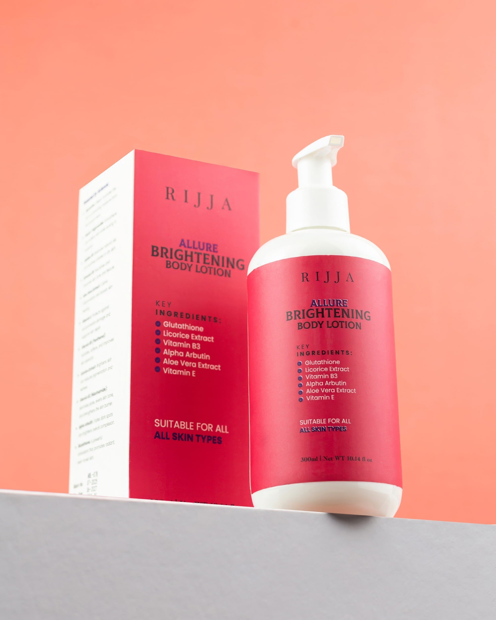 Allure Skin brightening body lotion
