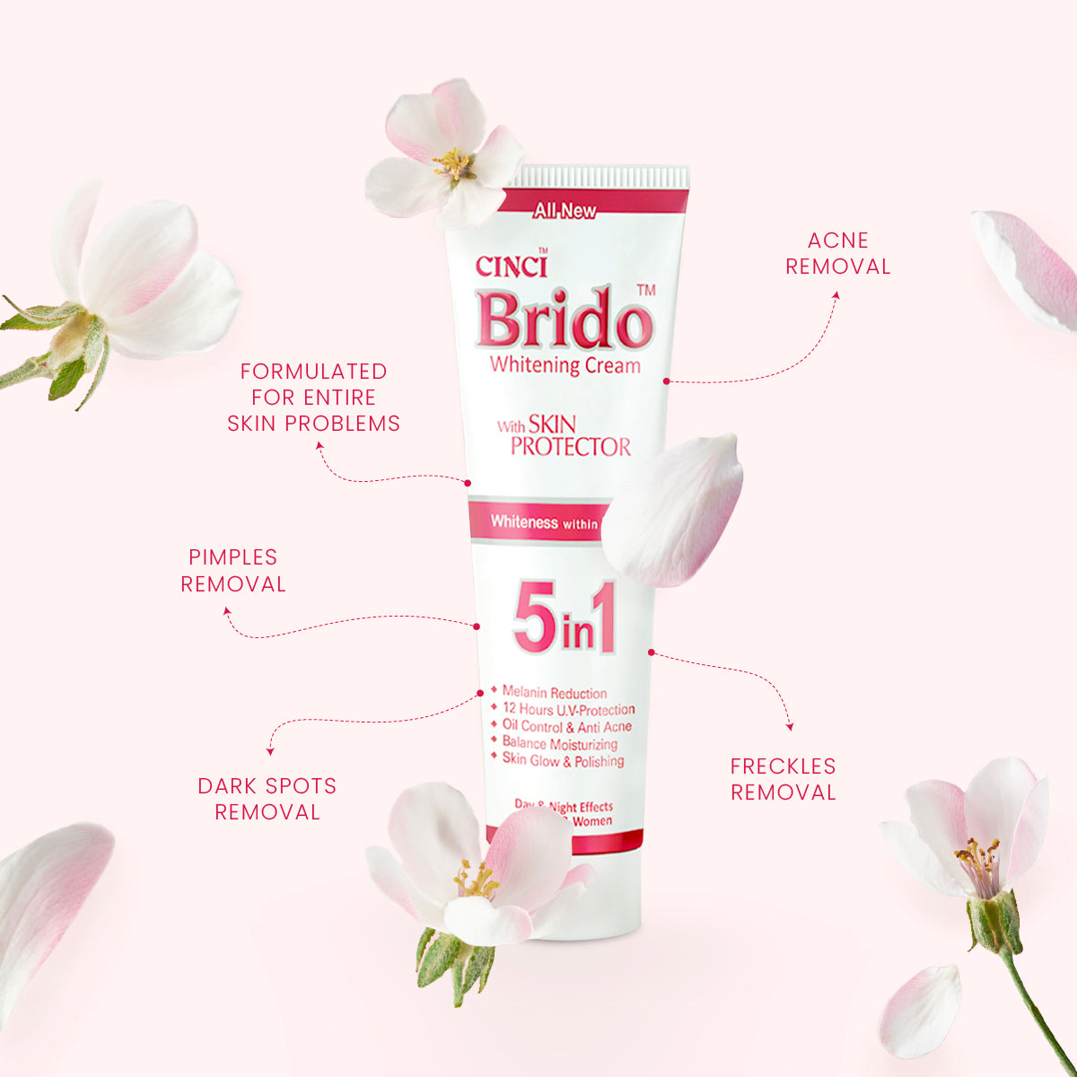Brido Skin Whitening Cream (27ml)