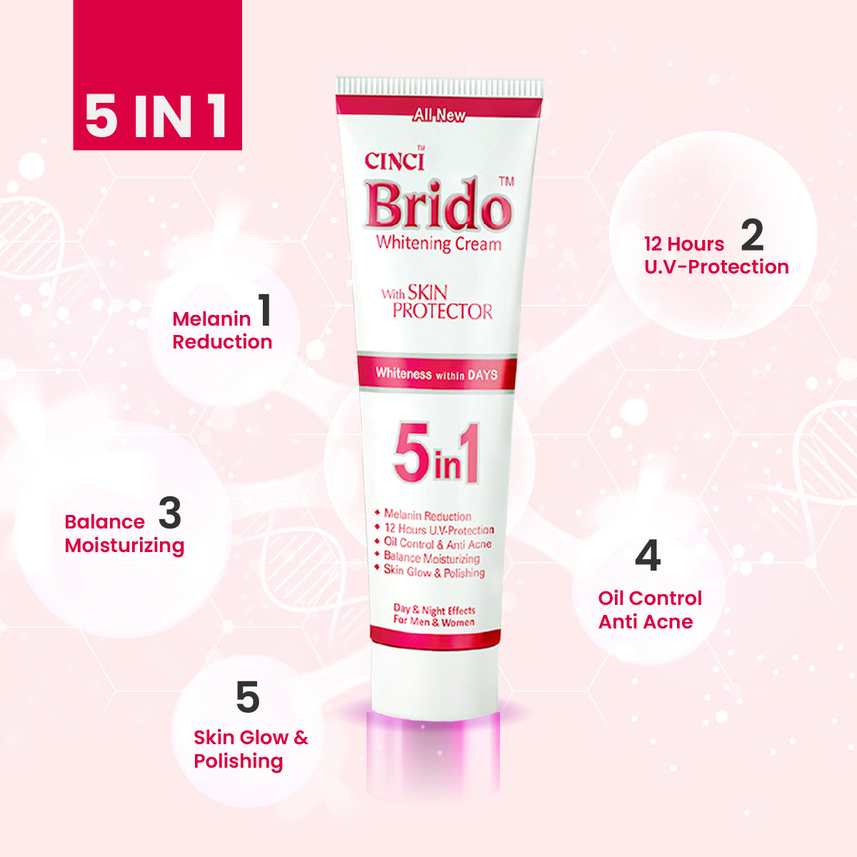 Brido Skin Whitening Cream (27ml)