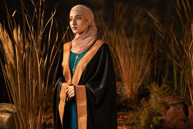 Fringe Dark Shawl