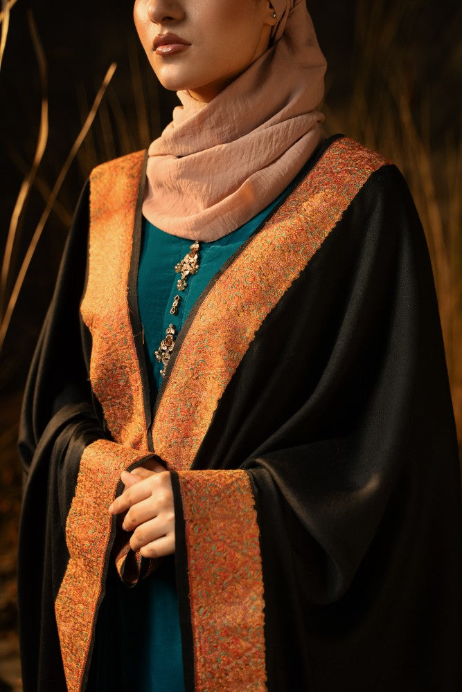 Fringe Dark Shawl