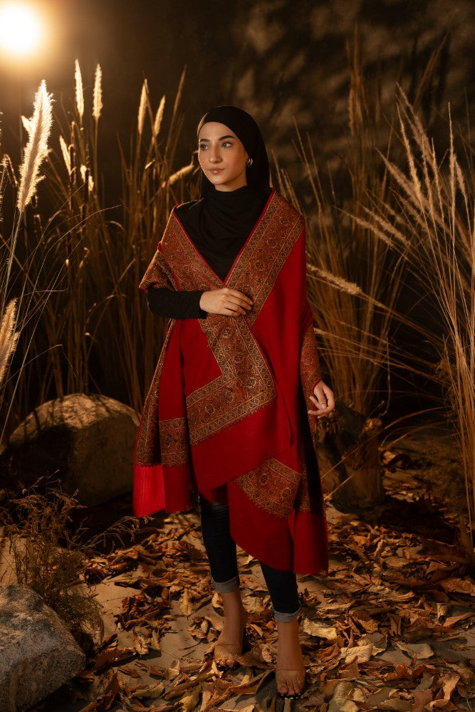 Ruby Pure Shawl