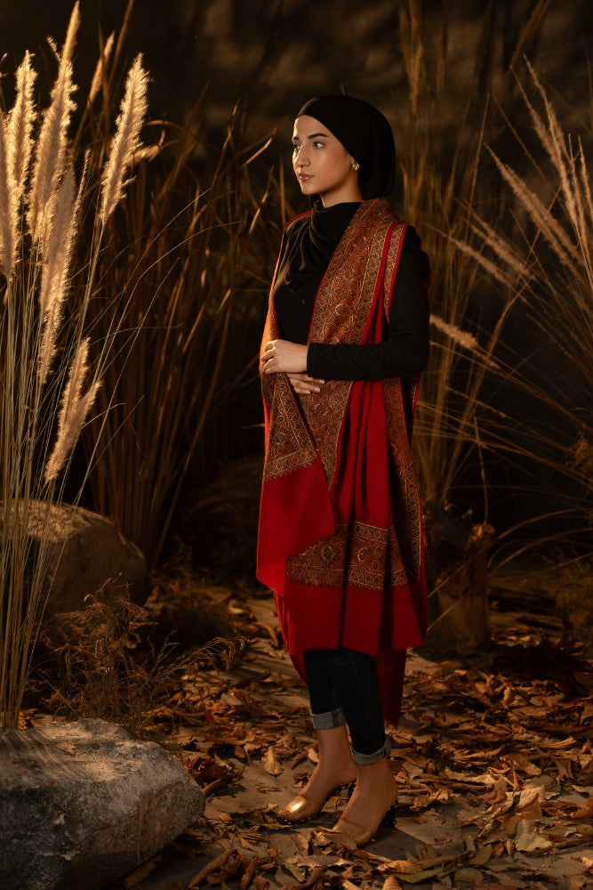 Ruby Pure Shawl