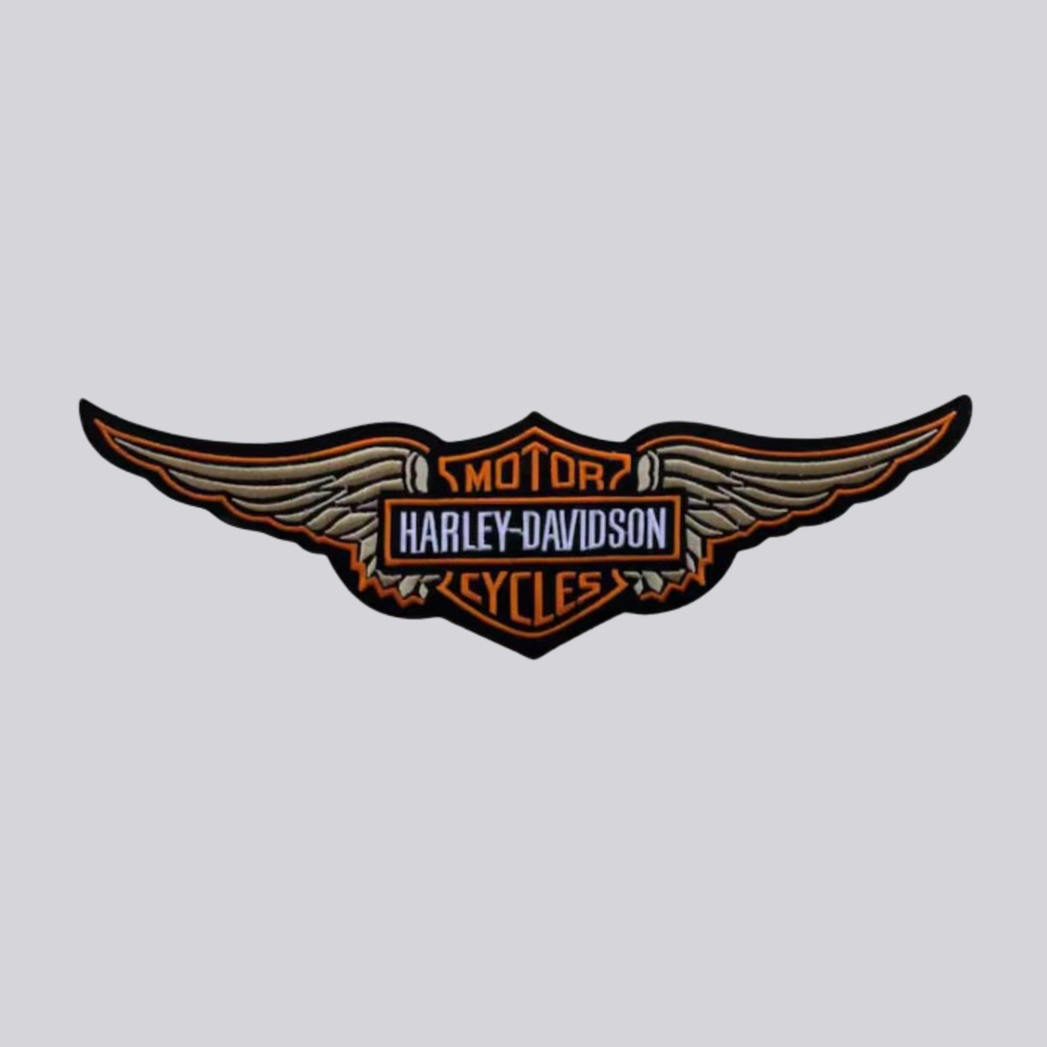 Pack of 12 pcs Harley Davidson Wing Iron on patch/ Sew patch
