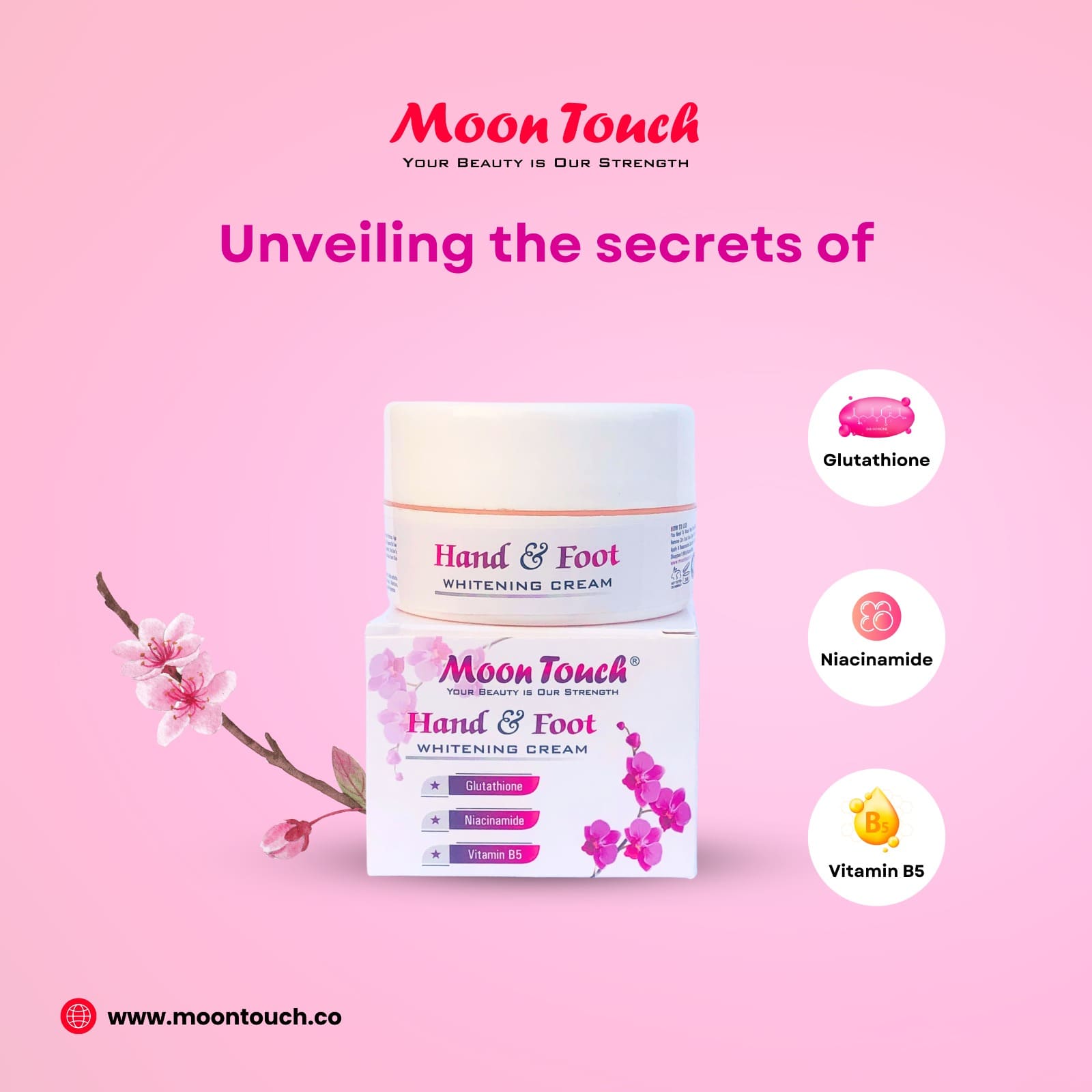 (Best Selling) MoonTouch - Hand & Foot Whitening Cream