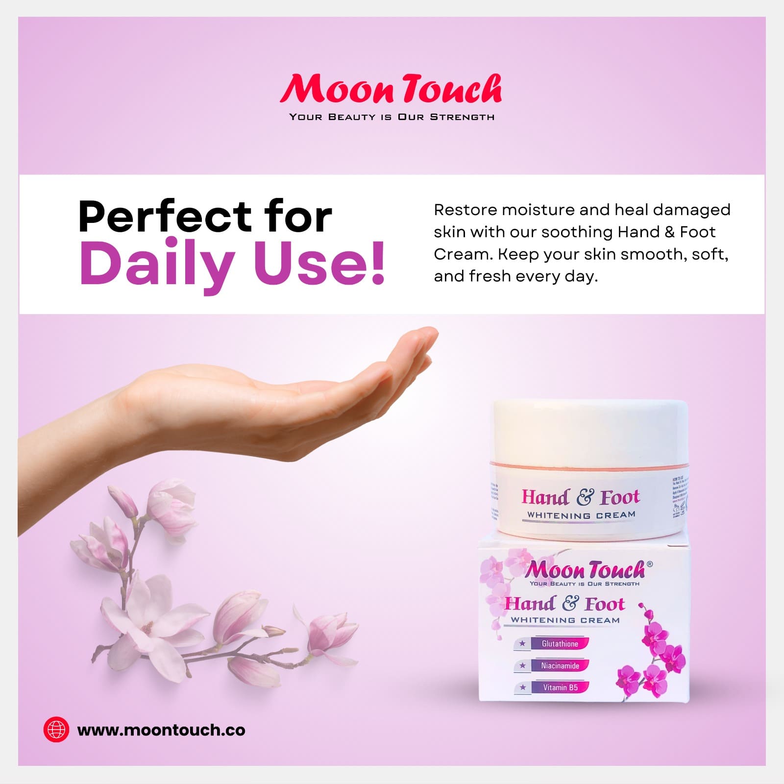 (Best Selling) MoonTouch - Hand & Foot Whitening Cream
