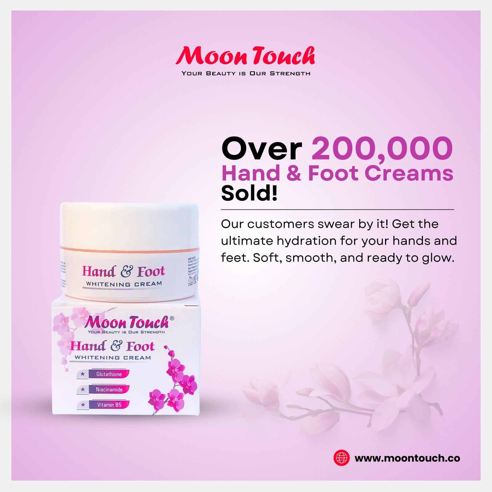 (Best Selling) MoonTouch - Hand & Foot Whitening Cream