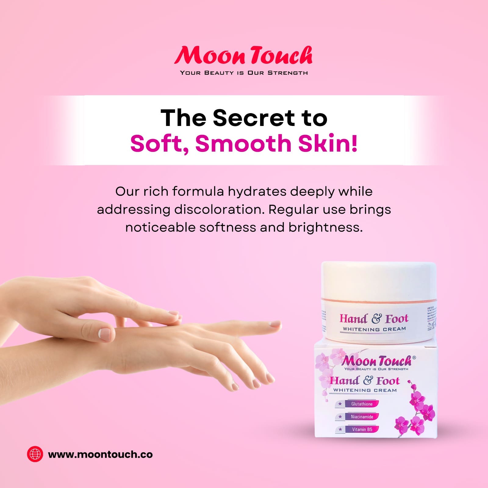 (Best Selling) MoonTouch - Hand & Foot Whitening Cream
