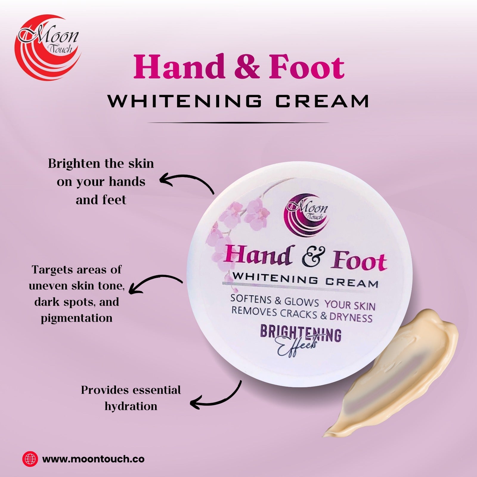 (Best Selling) MoonTouch - Hand & Foot Whitening Cream