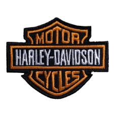 Pack of 12 pcs Harley Davidson Bar and Shield Iron on patch/ Sew patch