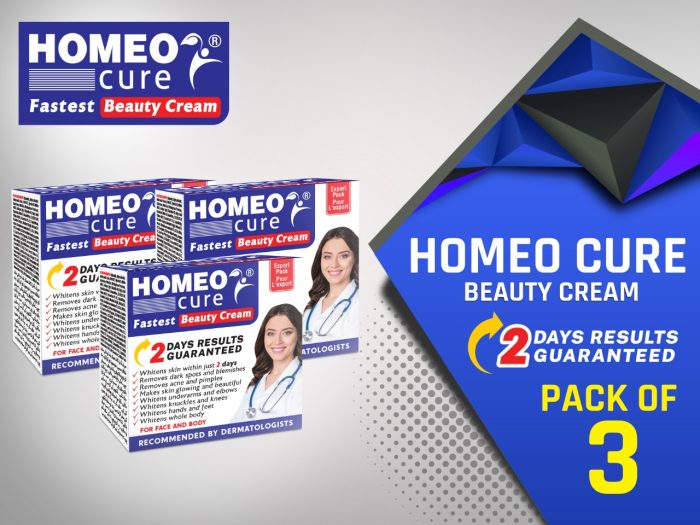 Homeo Cure Beauty Cream  Fastest 2 Days Results (Pack Of 3)