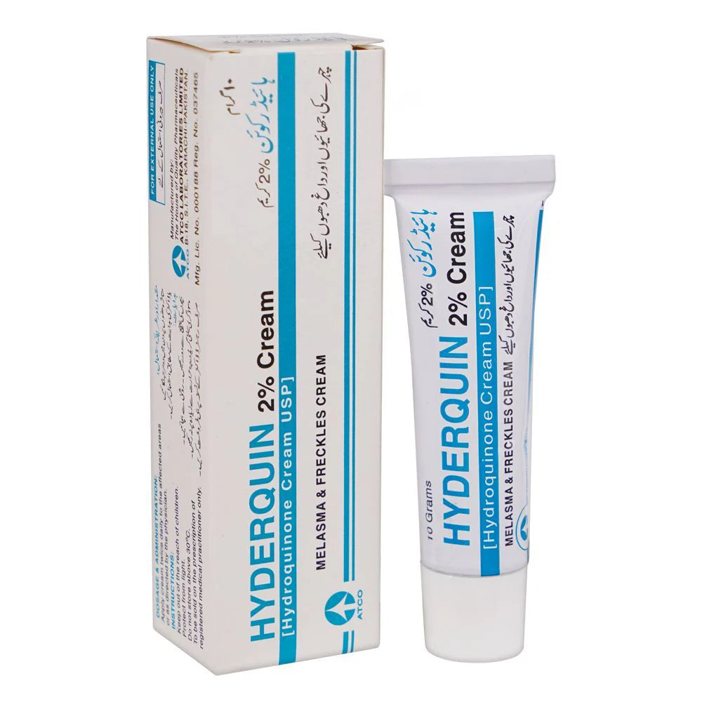 Hyderquin 2% Hydroquinone Cream for Melasma and Hyperpigmentation

Skin Lightening Cream for Dark Spots – Hyderquin 2%

Buy Hydroquinone Cream Online – Ships Worldwide