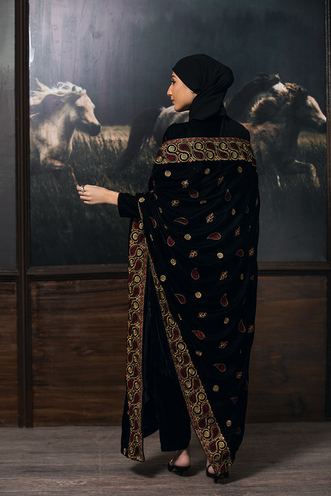 Glamorous Zardozi Velvet