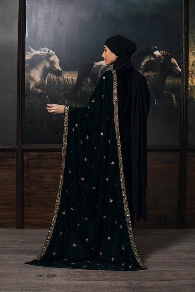 Green Twinkle Velvet