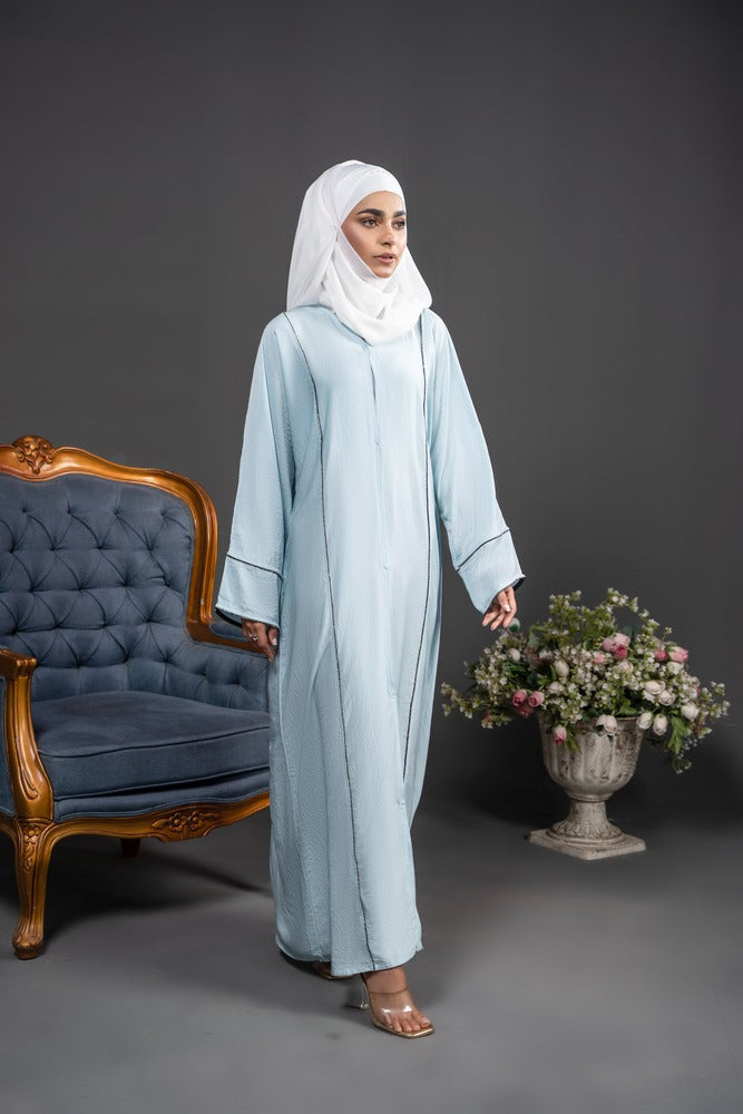 Elsa Blue Abaya