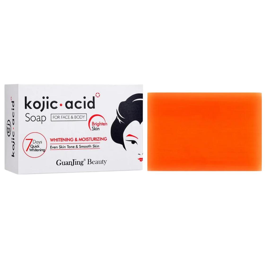 Guanjing Kojic Acid Soap 7 Days Glowing & Moisturizig body Soap