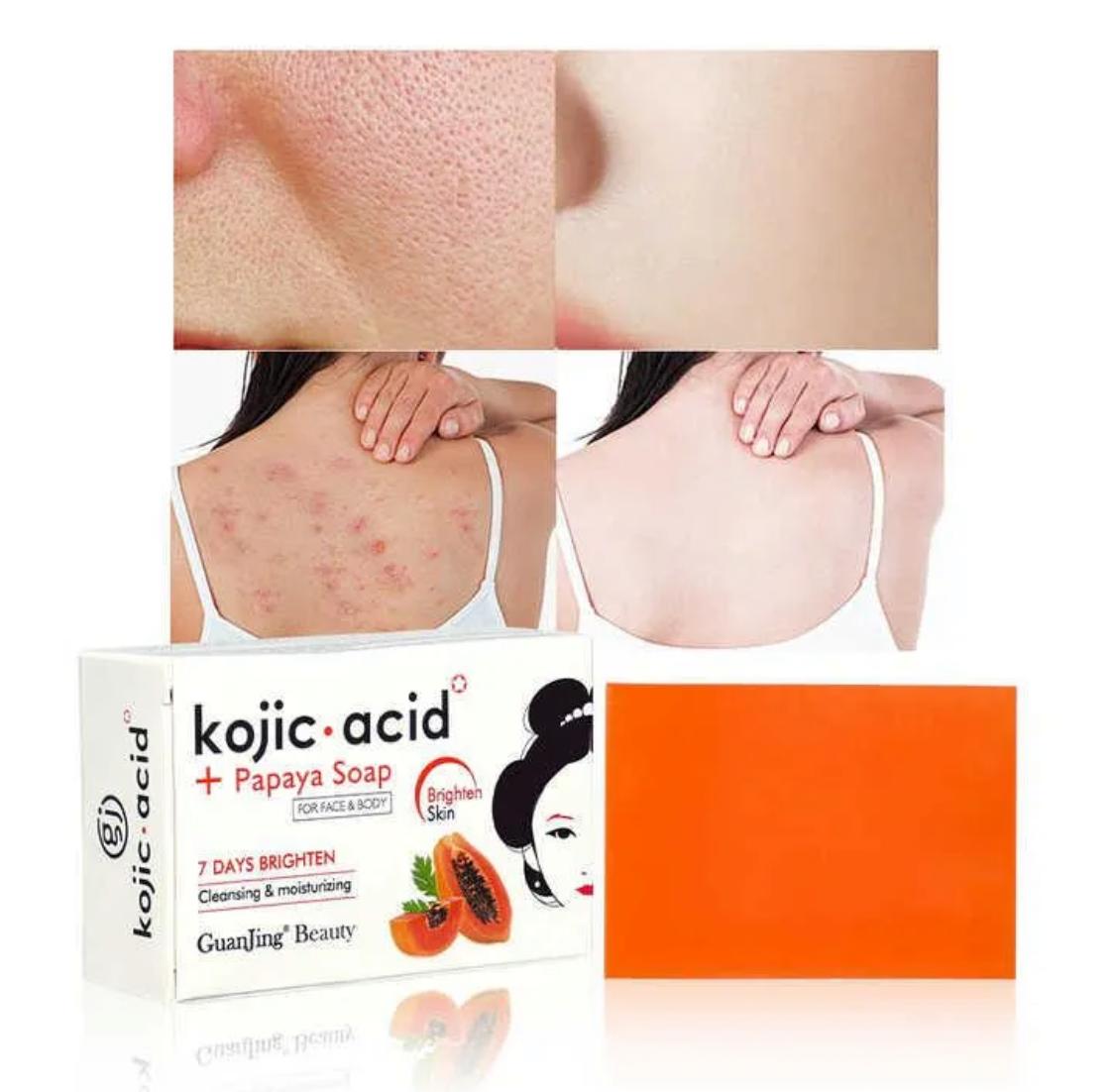 Guanjing Kojic Acid Soap 7 Days Glowing & Moisturizig body Soap