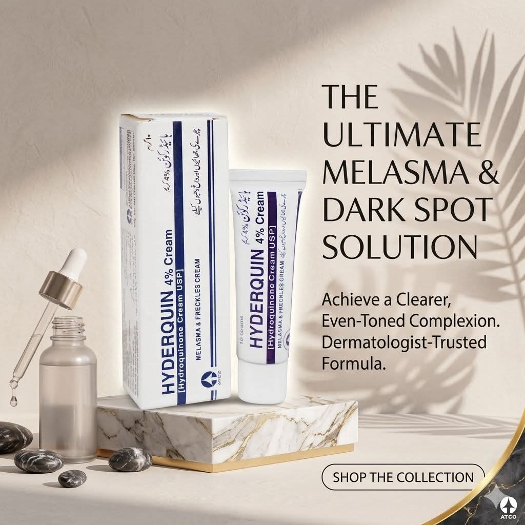 Hydroquinone 4% Cream – Hyderquin Dark Spot Corrector for Melasma & Hyperpigmentation