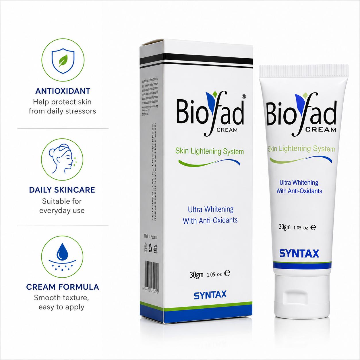 Pack of 2 - Biofad Skin lightening Cream